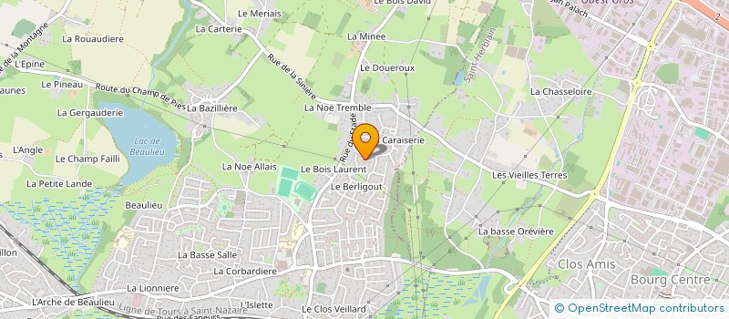 localisation de l'entreprise SCI L'ILE EN RETZ  COUERON