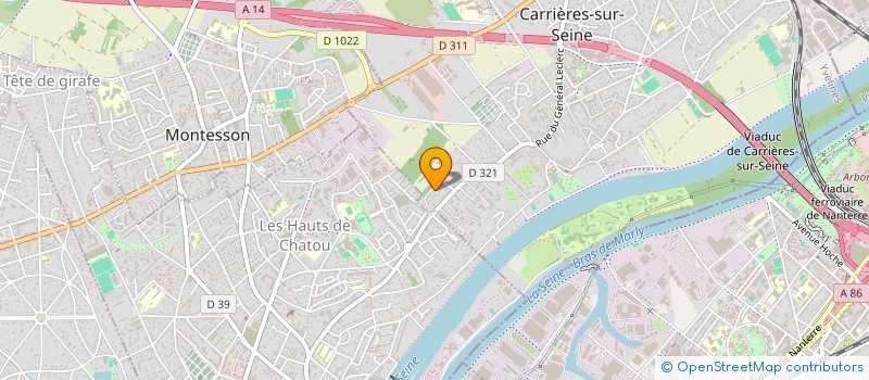 localisation de l'entreprise SCI L'ILE FLEURIE  CARRIERES-SUR-SEINE