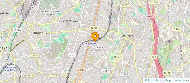 localisation de l'entreprise SCI L'ILE ROYALE  CACHAN