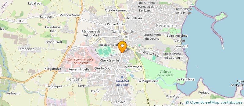 localisation de l'entreprise SCI L ILE VERTE  SAINT-POL-DE-LEON