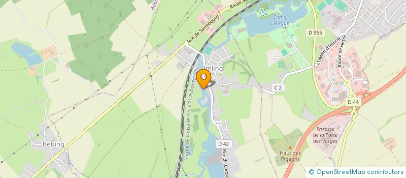 localisation de l'entreprise SCI L'ILE VERTE  IMLING