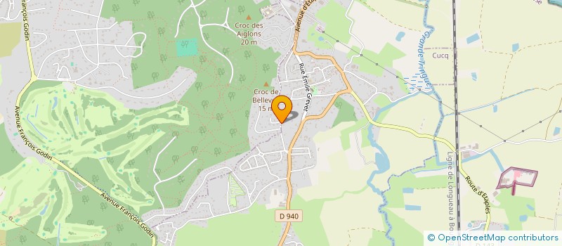 localisation de l'entreprise SCI L'ILENRE  CUCQ