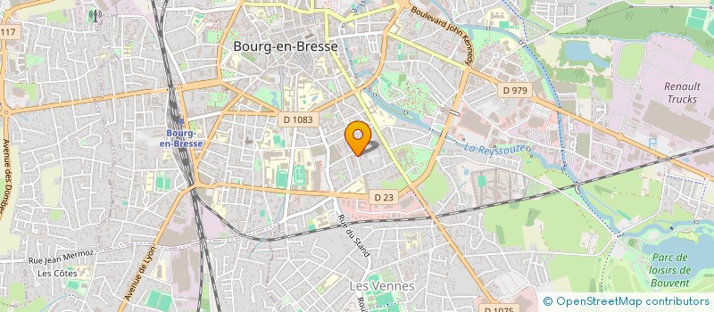 localisation de l'entreprise SCI L'ILIADE à BOURG-EN-BRESSE