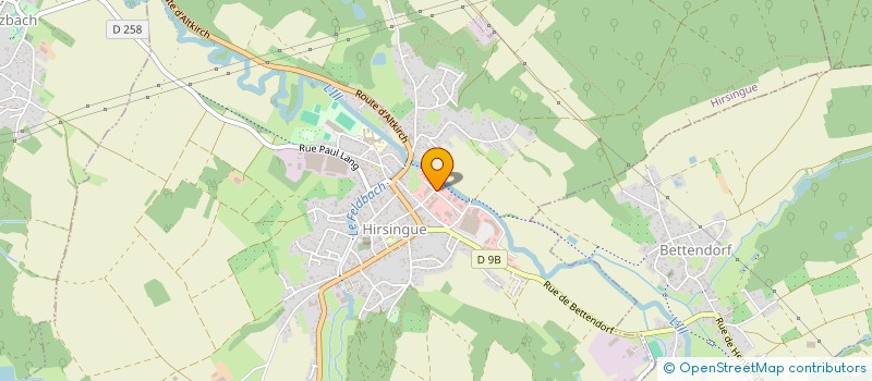 localisation de l'entreprise SCI L ILL AUX MESANGES  HIRSINGUE