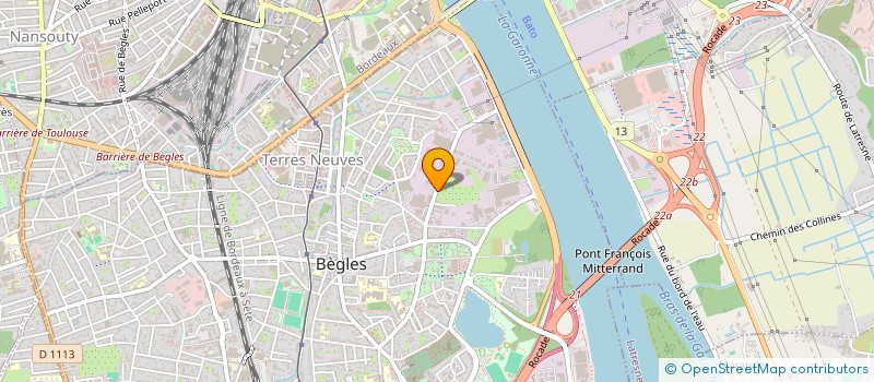 localisation de l'entreprise SCI L ILLAIRE à BEGLES