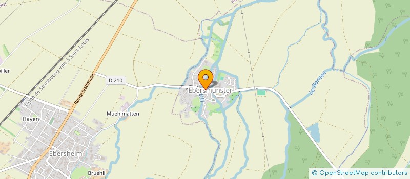 localisation de l'entreprise SCI L'ILLART  EBERSMUNSTER