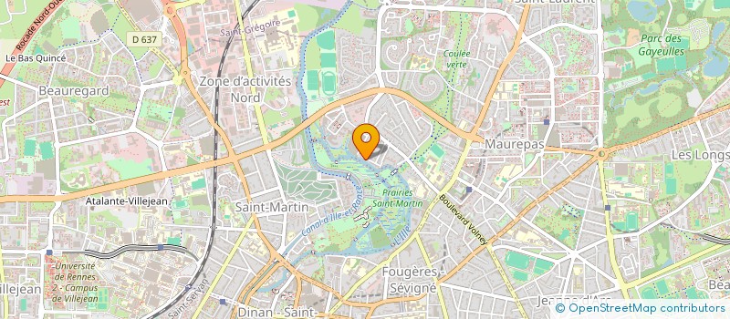 localisation de l'entreprise SCI L'ILLE à RENNES
