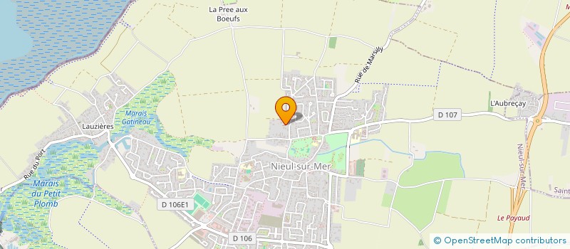 localisation de l'entreprise SCI L ILOT  NIEUL-SUR-MER