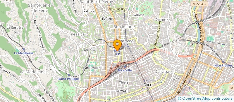 localisation de l'entreprise SCI L'ILOT à NICE