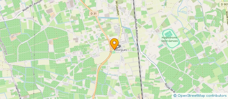 localisation de l'entreprise SCI L'ILOT  L'ISLE-SUR-LA-SORGUE