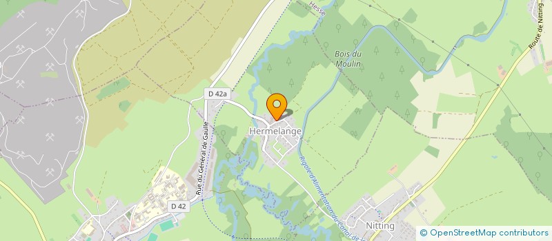 localisation de l'entreprise SCI L'ILOT DU PAQUIS  HERMELANGE