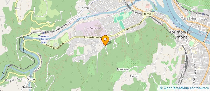 localisation de l'entreprise SCI L IMMOBILIER DU SOLEIL à TOURNON SUR RHONE