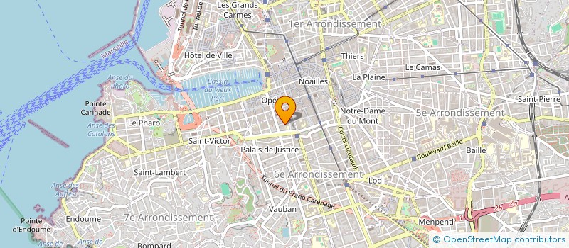 localisation de l'entreprise SCI L'IMMOBILIERE 22 à MARSEILLE