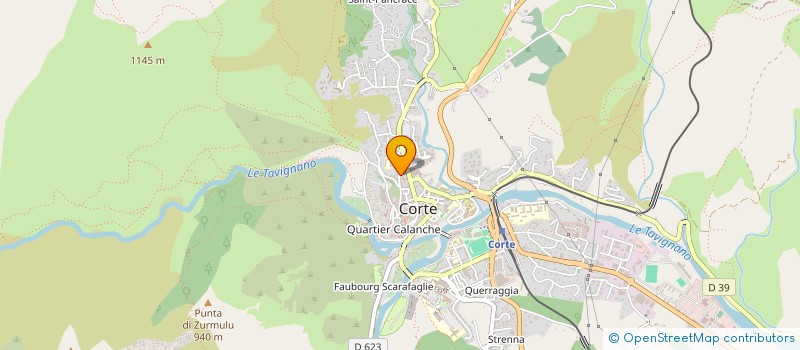 localisation de l'entreprise SCI L IMMOBILIERE CP à CORTE