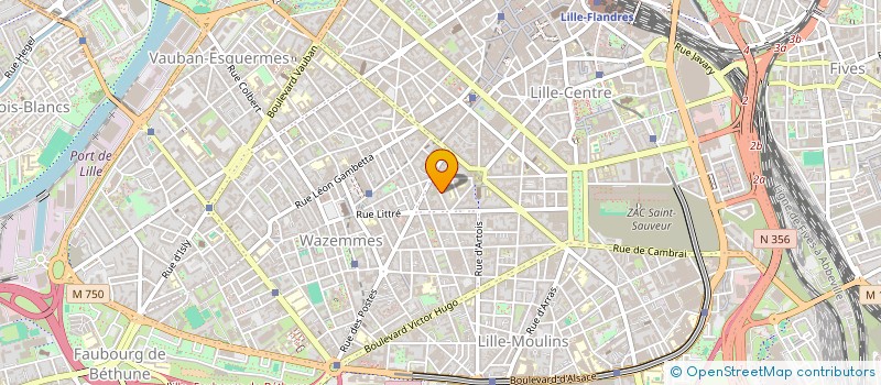 localisation de l'entreprise SCI L'IMMOBILIERE DES OURS à LILLE