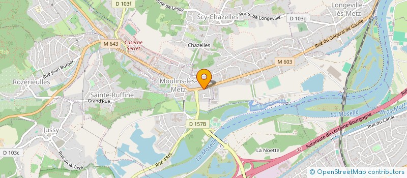 localisation de l'entreprise SCI L'IMMOBILIERE DU CENTRE  LESSY