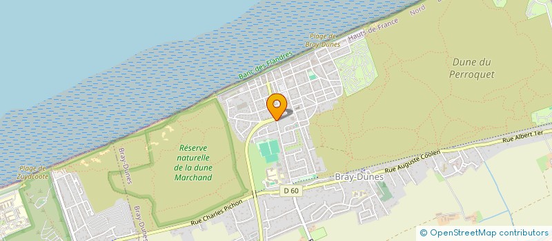 localisation de l'entreprise SCI L'IMMOBILIERE DU NORD  BRAY-DUNES