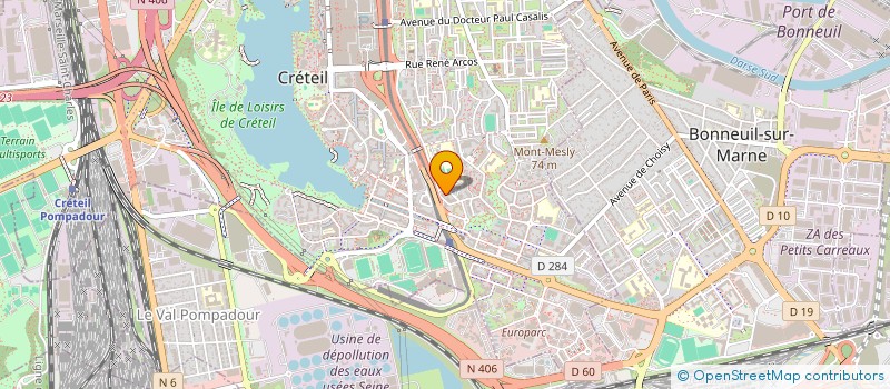 localisation de l'entreprise SCI L'IMMOBILIERE NANOU à CRETEIL