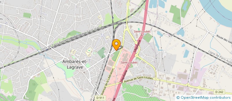 localisation de l'entreprise SCI L'IMMOBILIERE VICTOR HUGO  AMBARES-ET-LAGRAVE