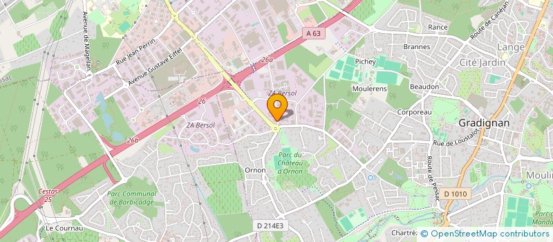 localisation de l'entreprise SCI L IMPREVU à GRADIGNAN
