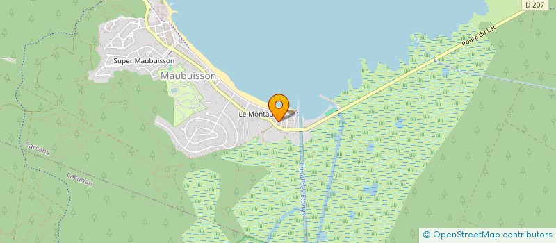 localisation de l'entreprise SCI L'IMPREVU  CARCANS