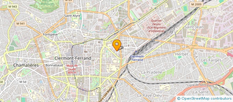 localisation de l'entreprise SCI L IMPRIMERIE  CLERMONT-FERRAND