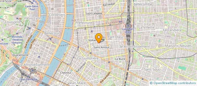 localisation de l'entreprise SCI L IMPRIMERIE  LYON