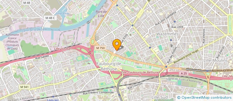 localisation de l'entreprise SCI L IMPROMPTU à LILLE