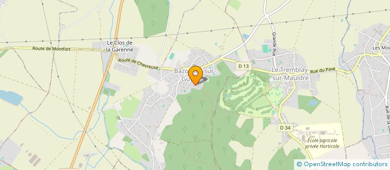 localisation de l'entreprise SCI L'INATTENDUE  BAZOCHES-SUR-GUYONNE