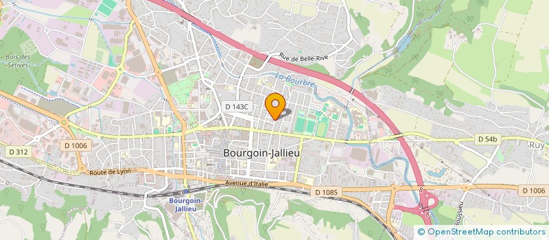 localisation de l'entreprise SCI L'INCISIVE à BOURGOIN-JALLIEU