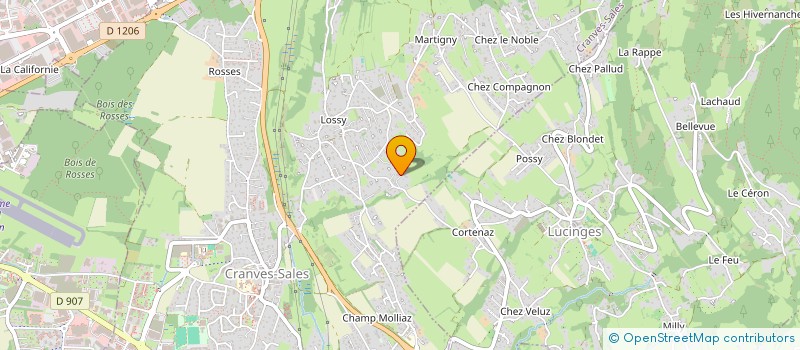 localisation de l'entreprise SCI L'INDEX  CRANVES-SALES