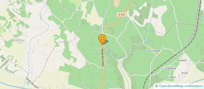 localisation de l'entreprise SCI L'INDIEN  CAHUZAC-SUR-VERE