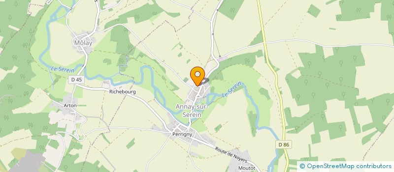 localisation de l'entreprise SCI L'INITIATIVE  MOULINS-EN-TONNERROIS