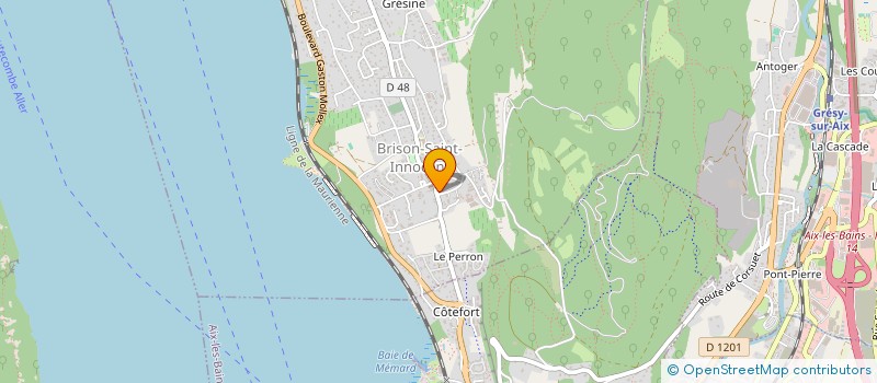 localisation de l'entreprise SCI L'INNOCENTE  BRISON-SAINT-INNOCENT