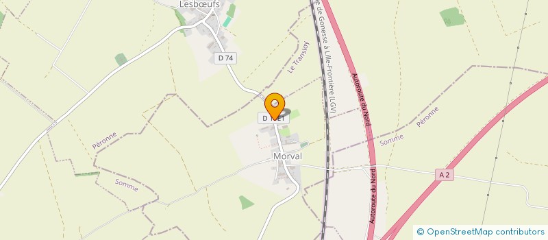 localisation de l'entreprise SCI L'INSOUMISE  MORVAL