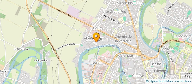 localisation de l'entreprise SCI L INSULAIRE  NIORT