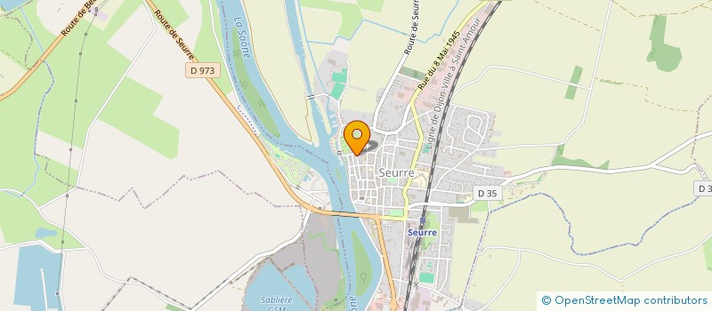 localisation de l'entreprise SCI L'INTEMPOREL  SEURRE