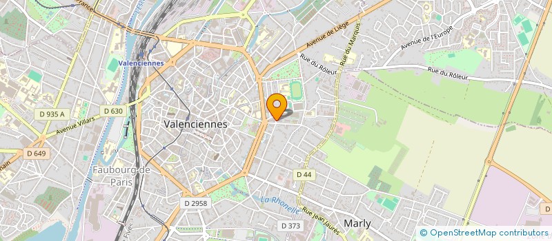 localisation de l'entreprise SCI L'INTENDANCE  VALENCIENNES