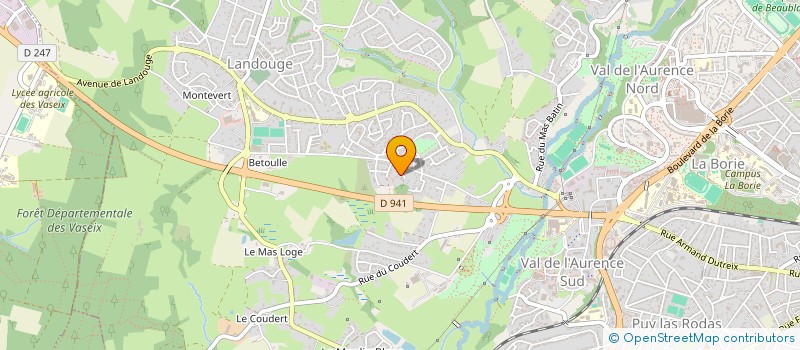localisation de l'entreprise SCI L'INTENDANT à LIMOGES