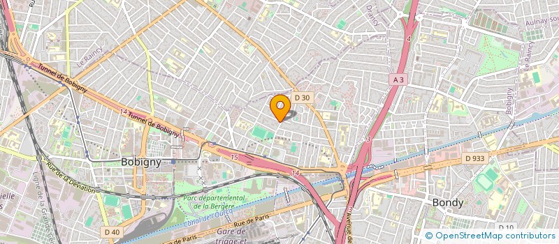 localisation de l'entreprise SCI L'INTERNATIONALE  BOBIGNY