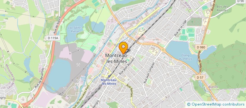 localisation de l'entreprise SCI L INTERNATIONALE IMMOBILIERE  MONTCEAU-LES-MINES