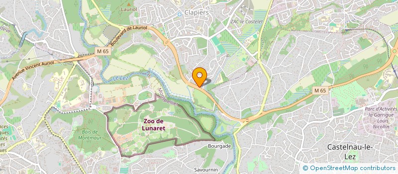 localisation de l'entreprise SCI L'IRIS  CLAPIERS