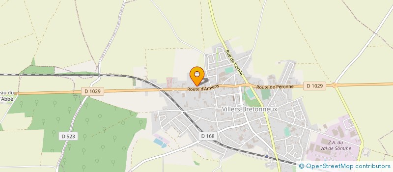 localisation de l'entreprise SCI L IROISE à VILLERS-BRETONNEUX