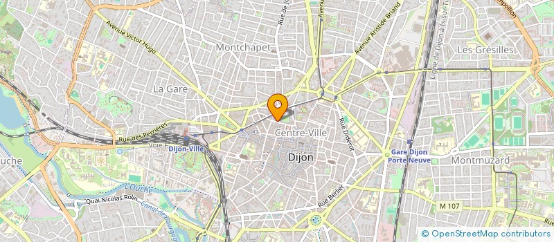localisation de l'entreprise SCI L'IROISE à DIJON
