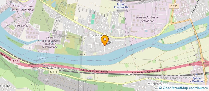 localisation de l'entreprise SCI L'ISA  PORCHEVILLE