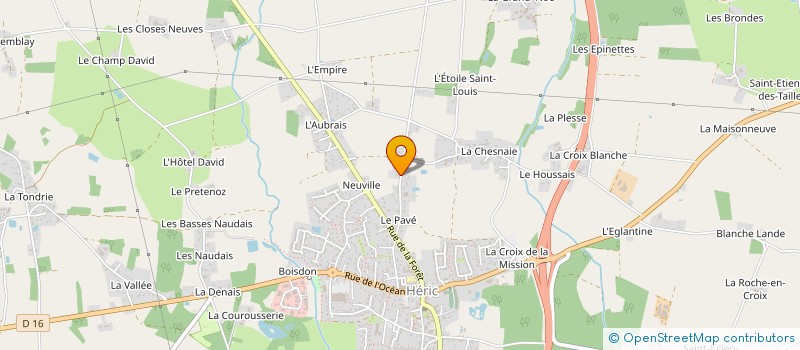 localisation de l'entreprise SCI L'ISAC  HERIC