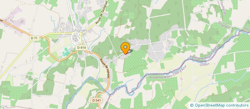 localisation de l'entreprise SCI L'ISALIO  GRIGNAN