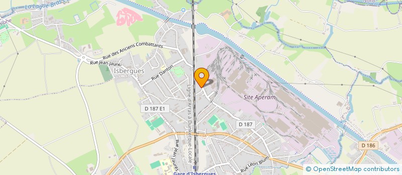 localisation de l'entreprise SCI L'ISBERGUOISE  ISBERGUES