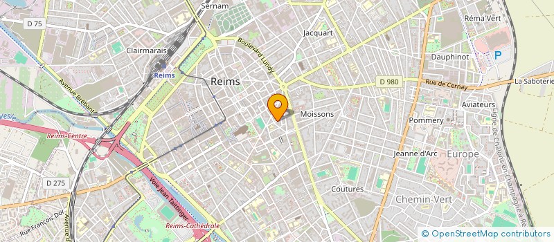 localisation de l'entreprise SCI L'ISLE DIDEROT  REIMS