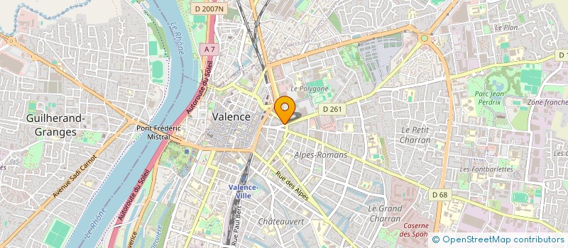 localisation de l'entreprise SCI L'ISLETTE DU GOLF à VALENCE
